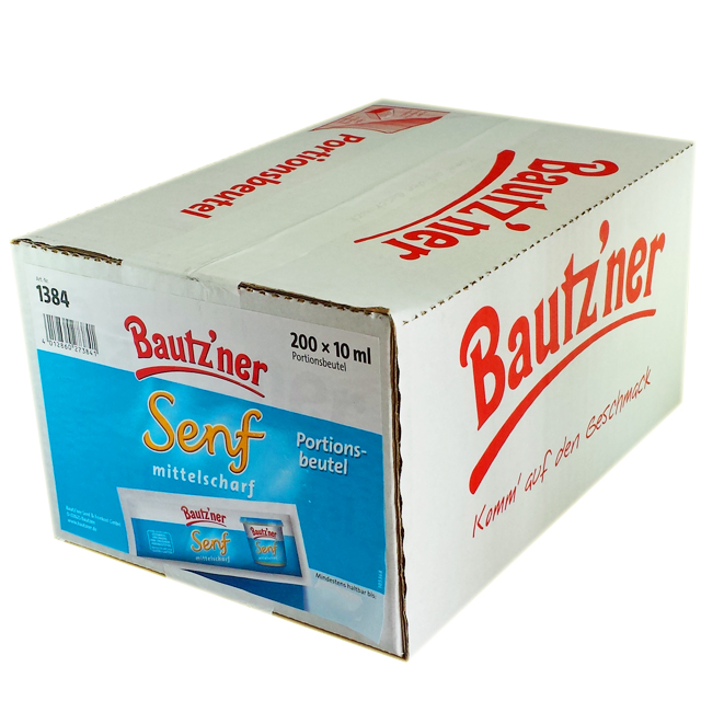 Bautzner Senf mittelscharf 200 x 10ml
