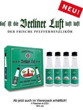 Original Berliner Luft, 4x0,02l