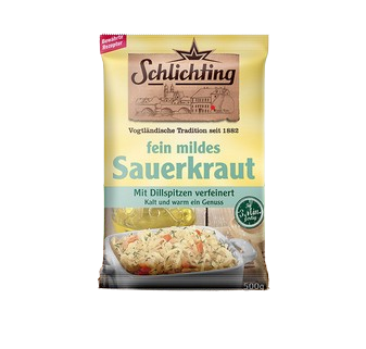 Schlichting fein mildes Sauerkraut 500g