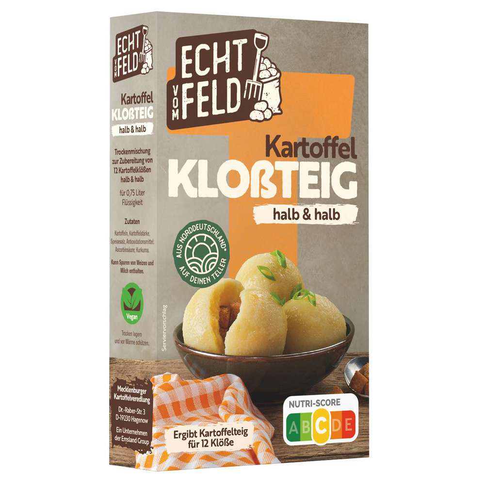 Kartoffelteig für Klöße , halb & halb - Mecklenburgerküche