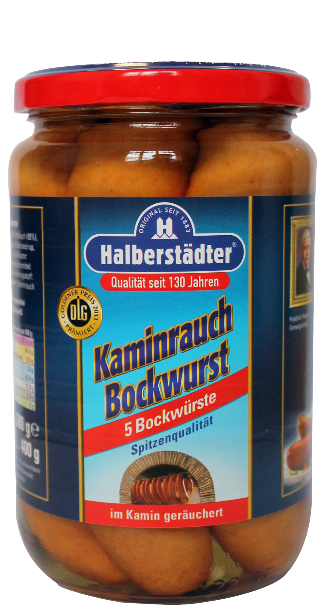 Halberstädter Bockwurst i.z.Naturd. - 5 St. Glas